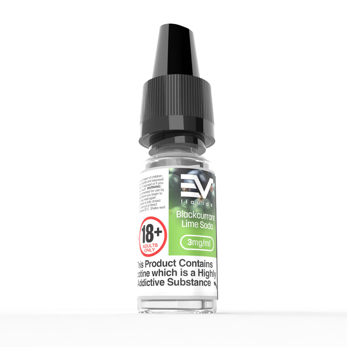 Ev 10Ml E Liquids 18Mg Blackcurrant Lime Soda 10Ml