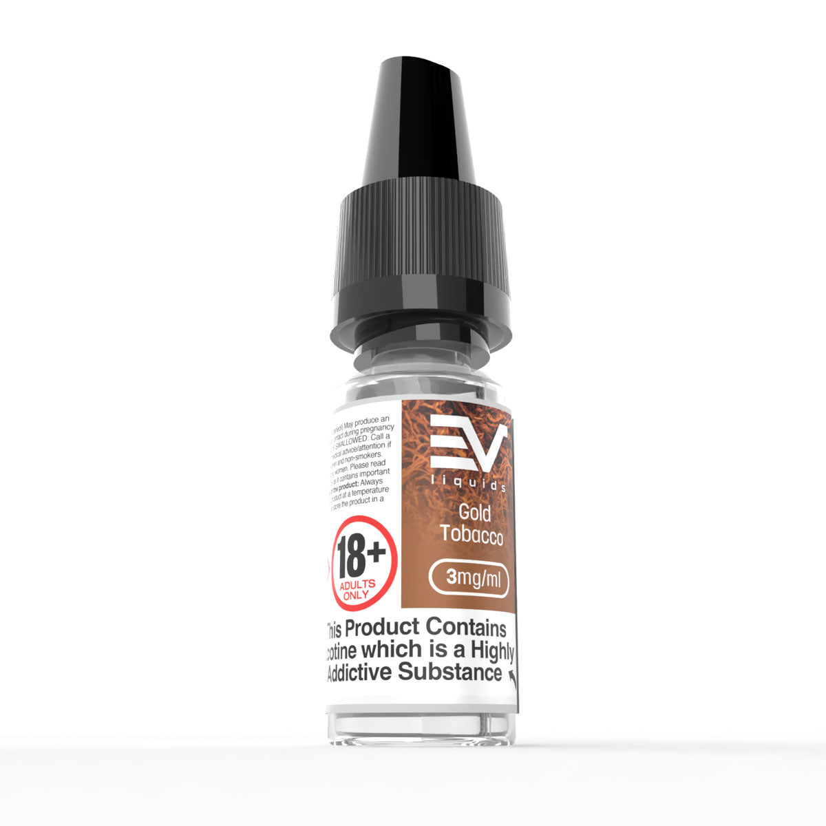 Ev 10Ml E Liquids 18Mg Gold Tobacco 10Ml