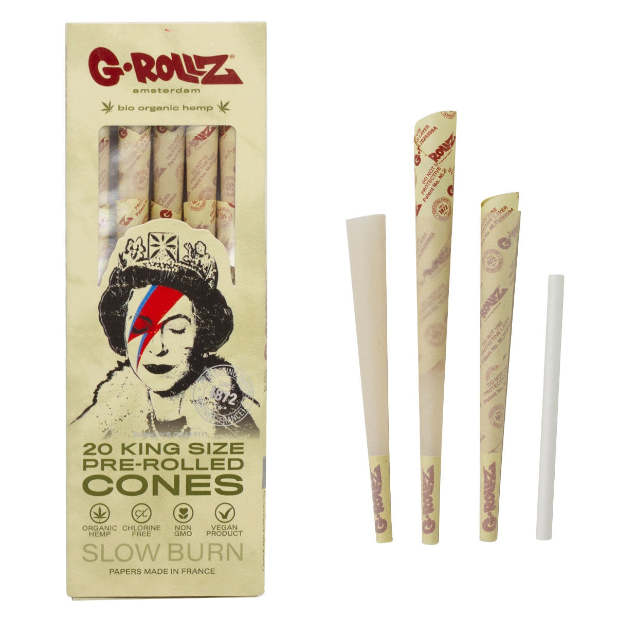 G-Rollz Banksy Graffiti King Size Pre-Rolled Cones (20 pcs)