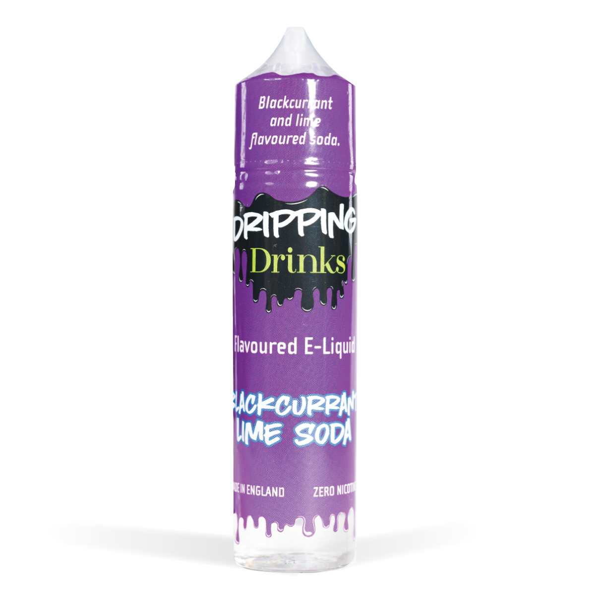 Dripping 50Ml E Liquid Shortfills Blackcurrant Lime Soda 50Ml