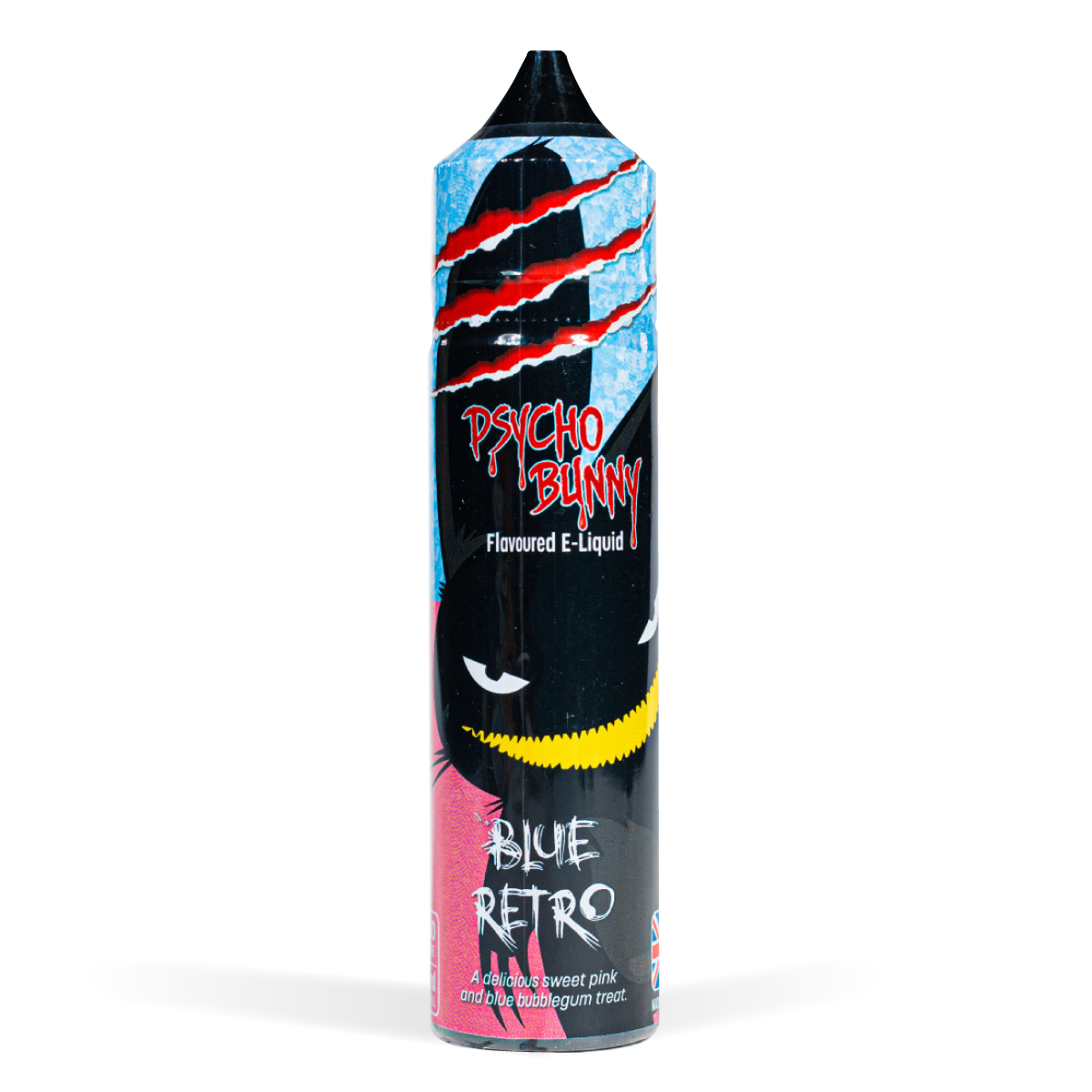 Psycho Bunny 50Ml E Liquid Shortfills Blue Retro 50Ml