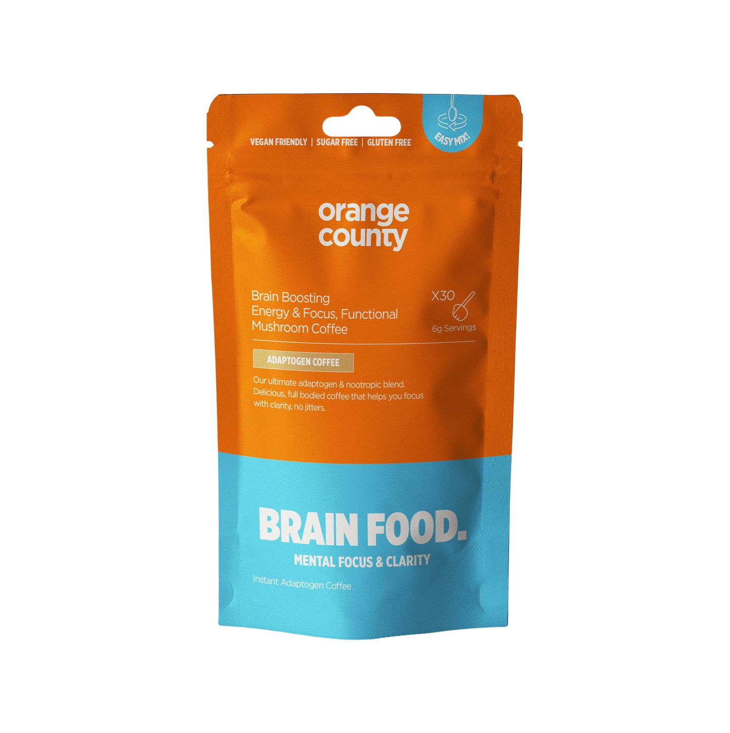Orange County BRAIN FOOD. Focus Coffee 200g