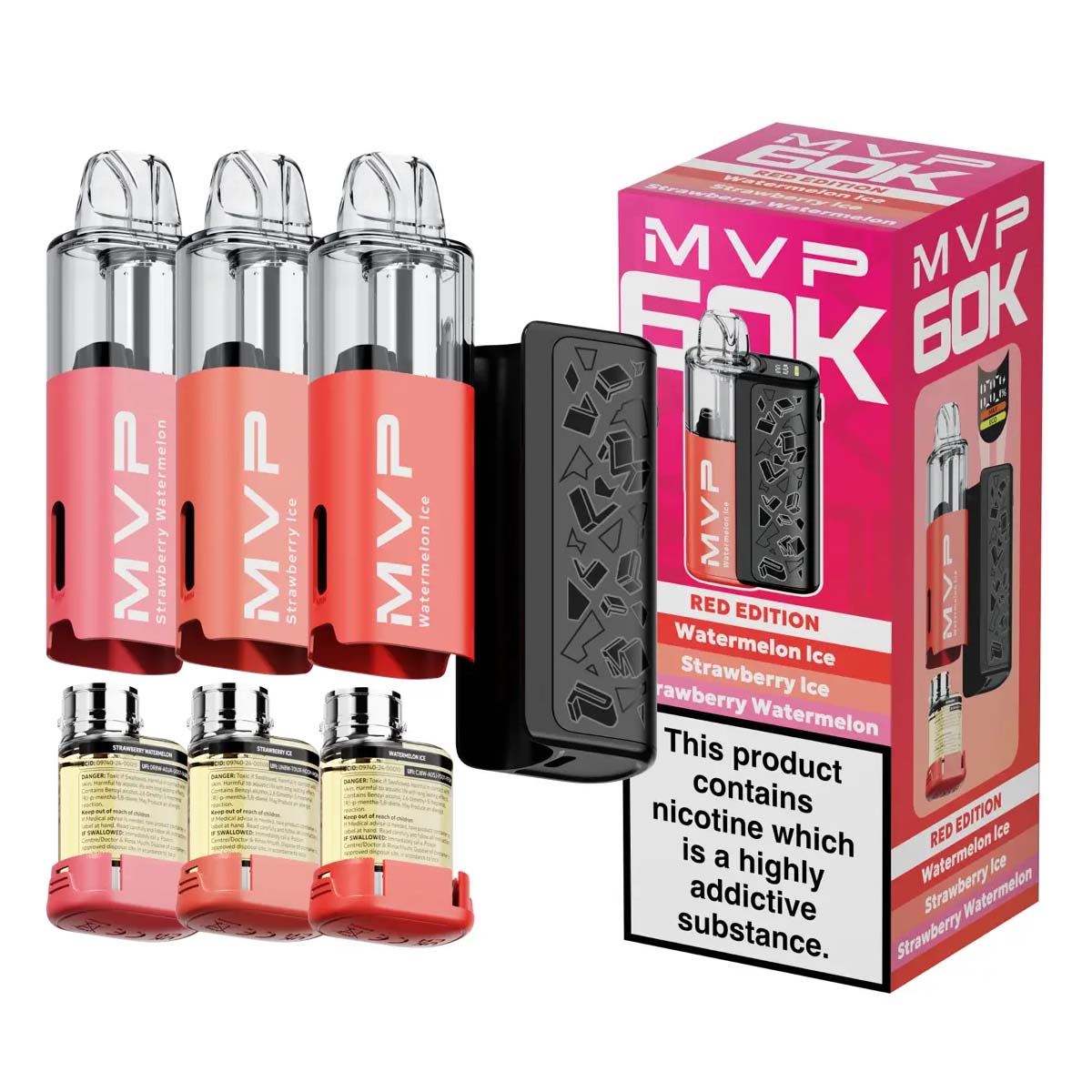Innokin MVP 60K Pre-Filled Vape Kits: Red Edition