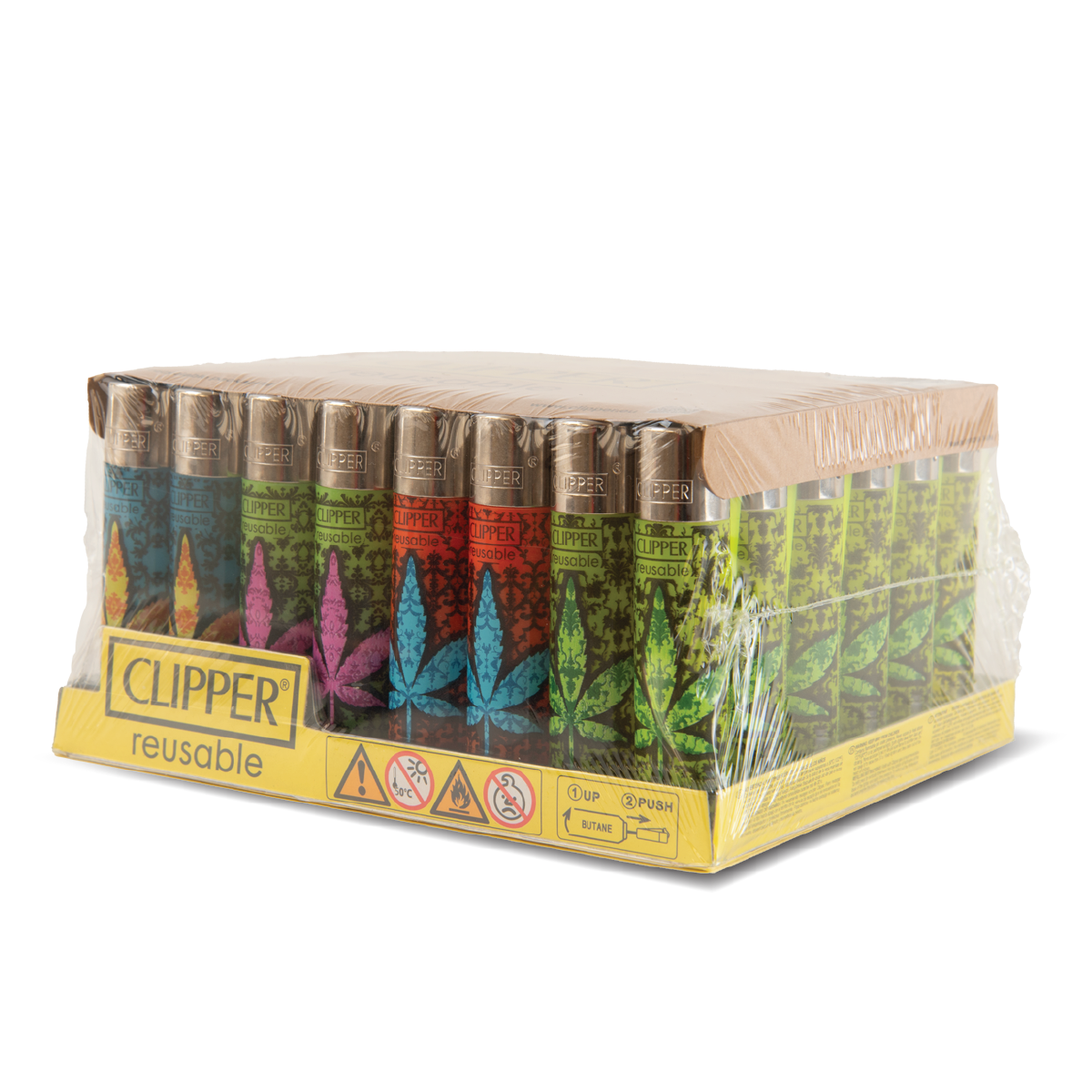 Clipper Lighters: Baroque Grass LB (48 Pack)