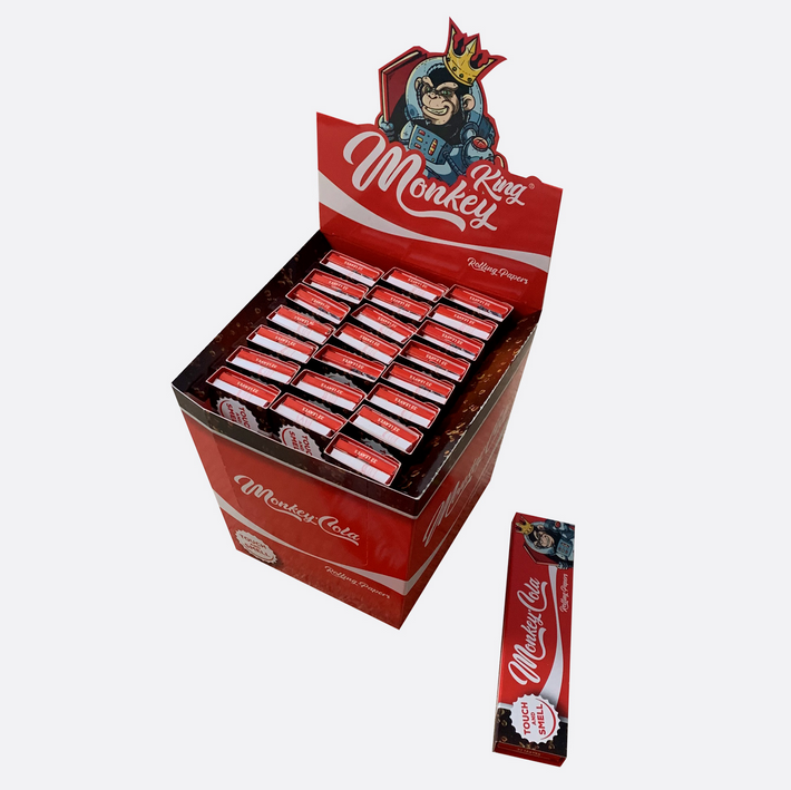 Monkey King Scented Smell Papers & Tips: Cola - King Size (24 Pack)