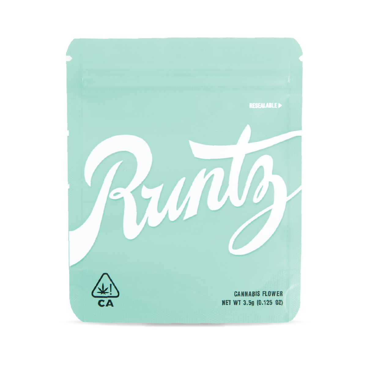 50 PACK MYLAR BAG - GREEN RUNTZ