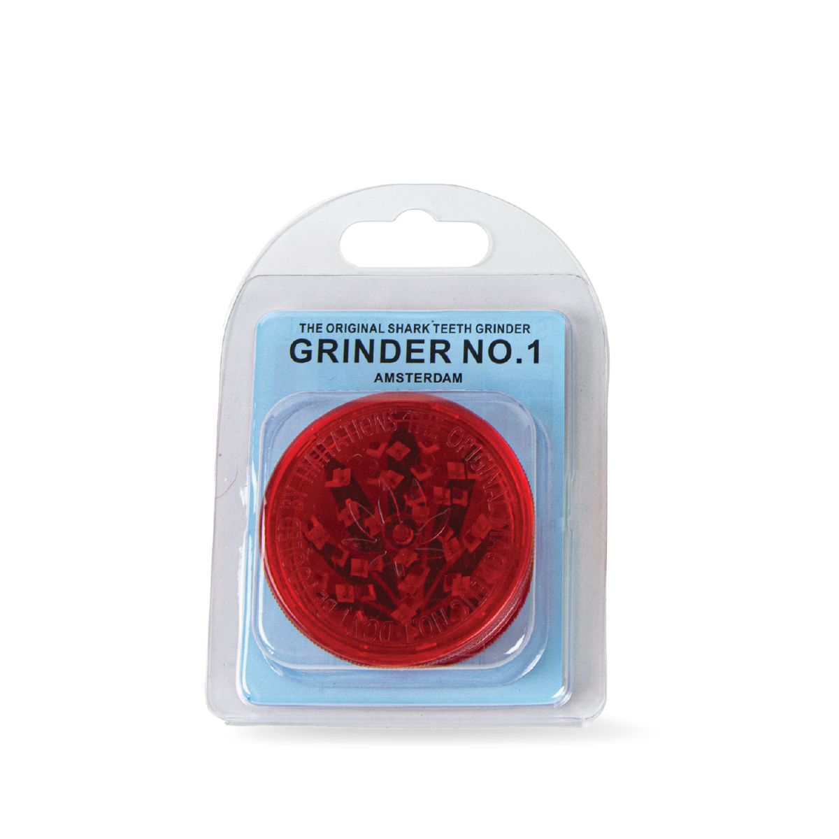 Shark Teeth Magnetic No.1 Plastic Grinder: Assorted Colours - Large (12 Pack)