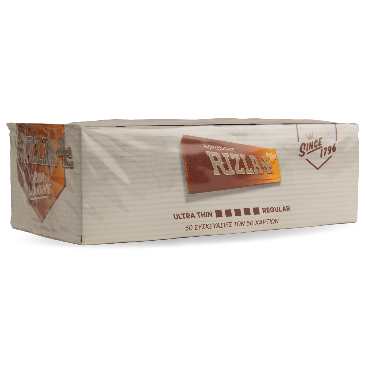 RIZLA Flavoured Rolling Papers: Rich Liquorice - Regular (50 Pack)