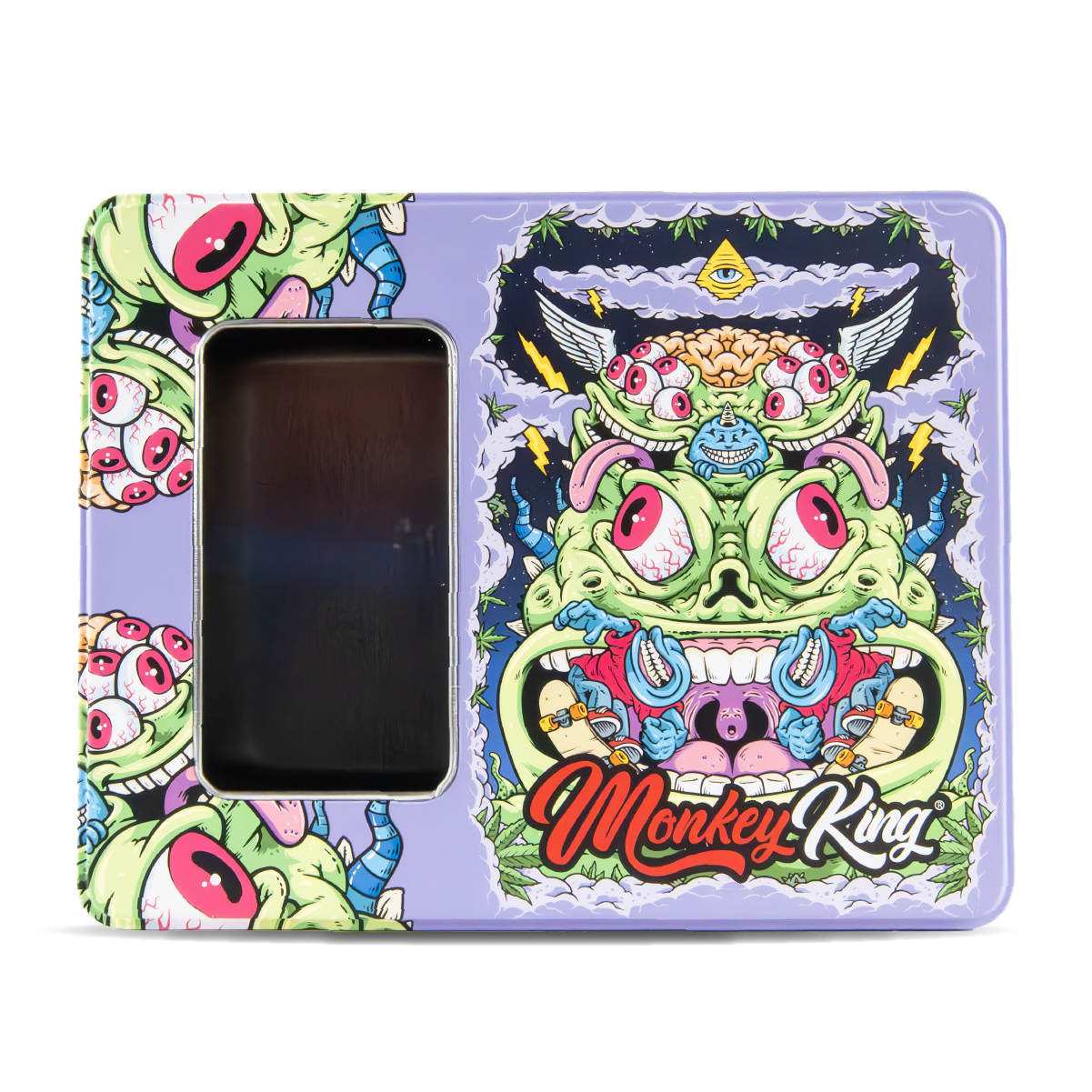 Monkey King Space Large Metal Storage Box with Window (Single Piece)