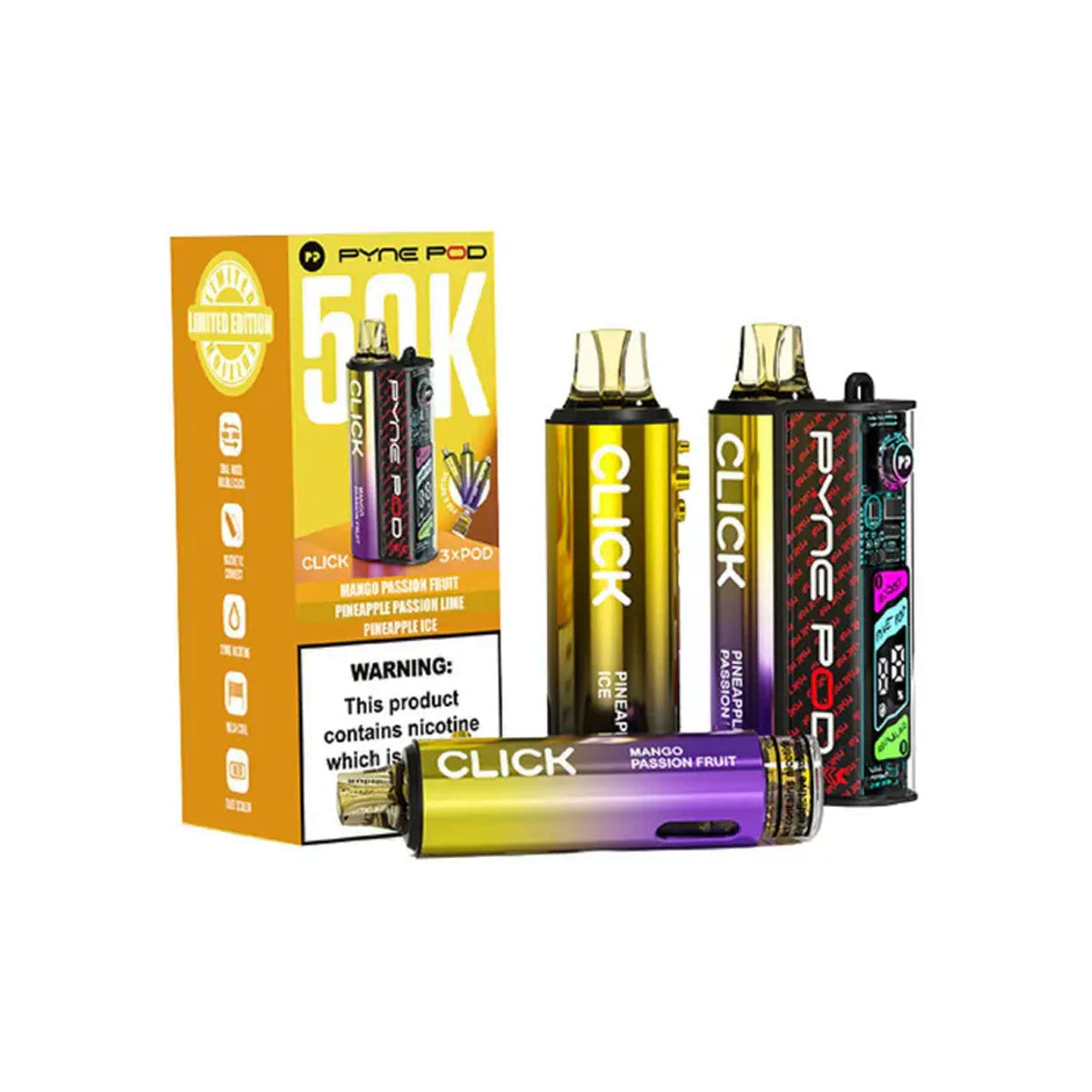 Pyne Pod Kit Click 50K Tropical Default Title