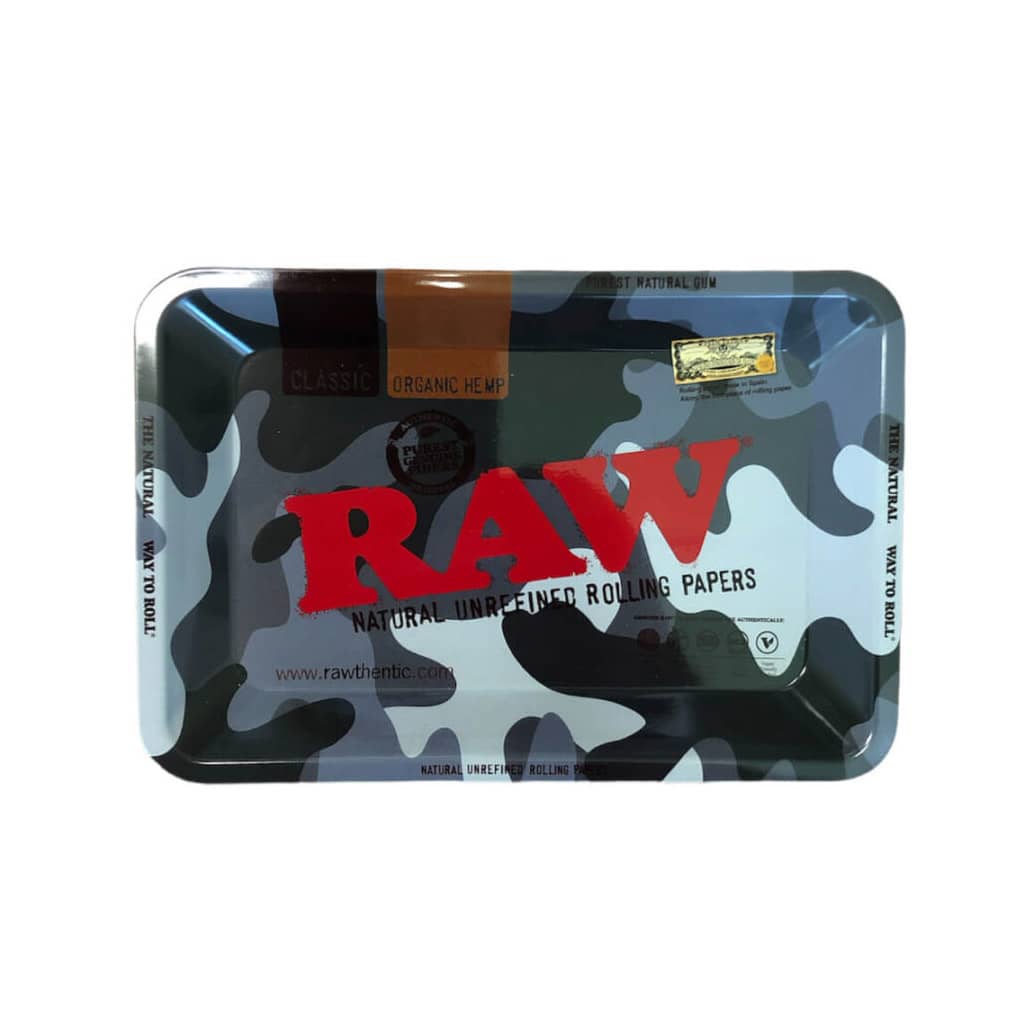 RAW 'Urban Camo' Rolling Tray (Mini 7.25 x 5)
