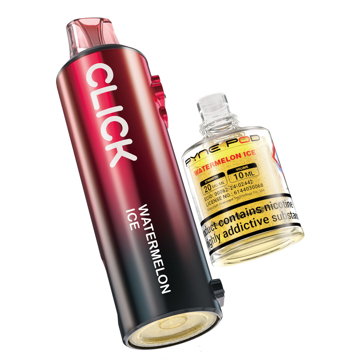 Pyne Pod Click 10K Refill Pods: Watermelon Ice - 20mg