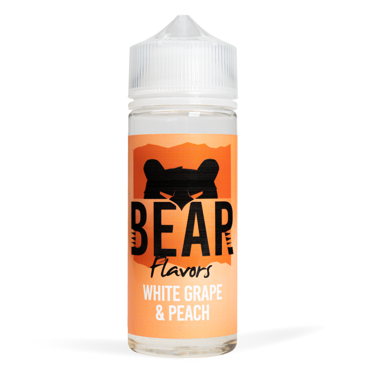 Bear 100Ml E Liquid Shortfills White Grape & Peach 100Ml