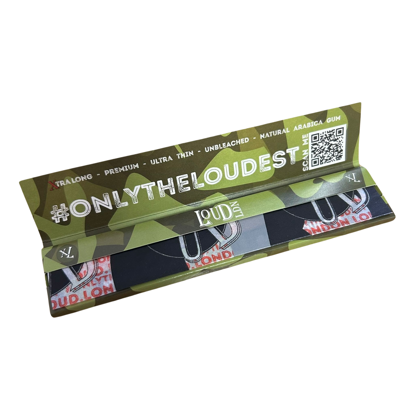 Loud Ldn XLoud Rolling Papers: Natural Unbleached - Xtra Long (24 Pack)