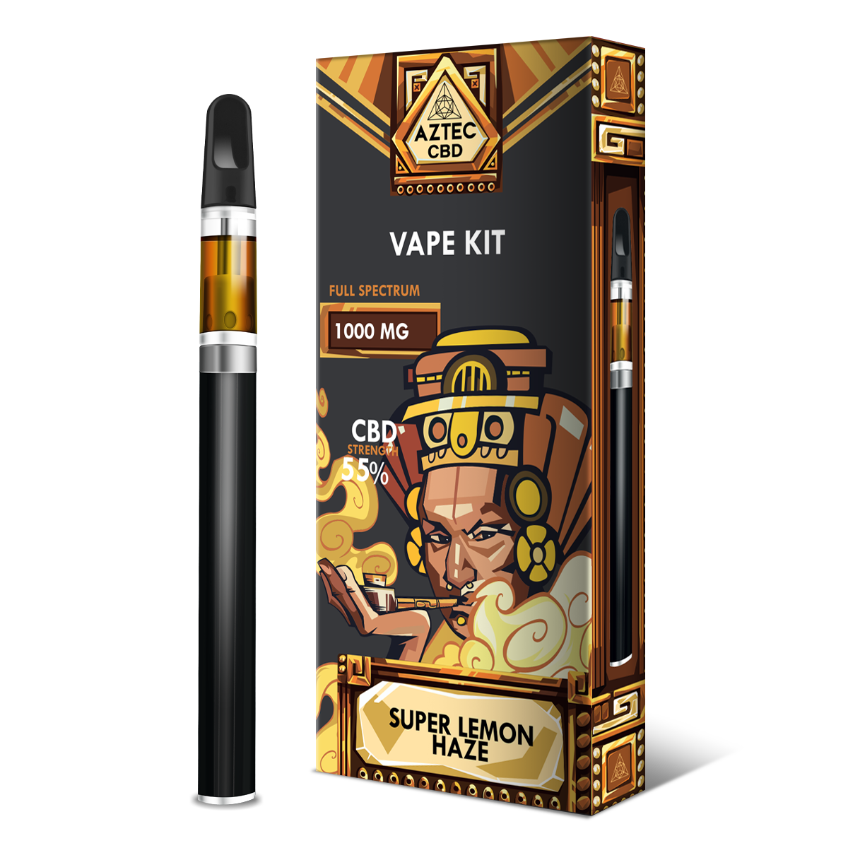 Aztec 55% CBD Vaping Kit - Super Lemon Haze