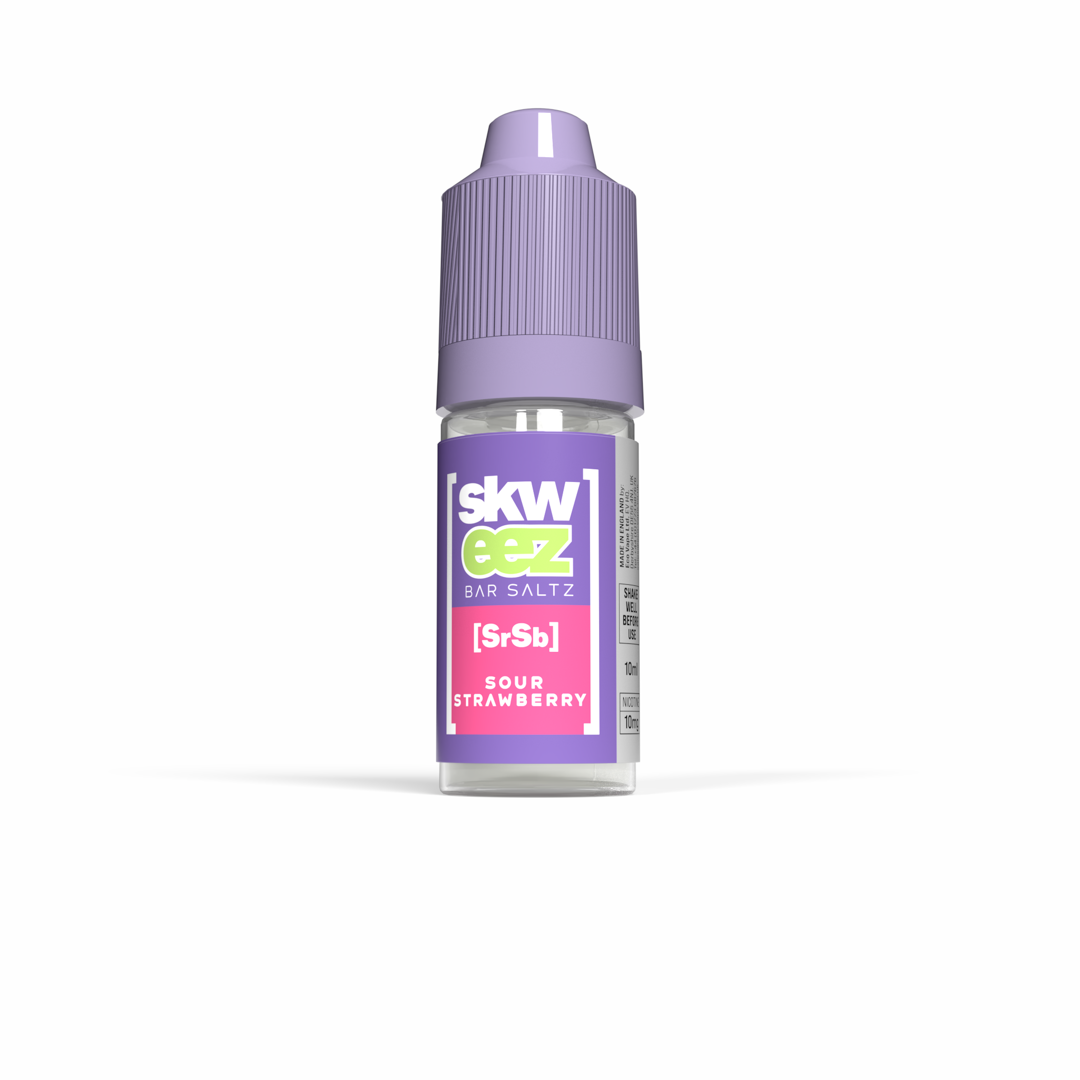 Skweez Nic Salts: Sour Strawberry - 20mg (10 Pack)