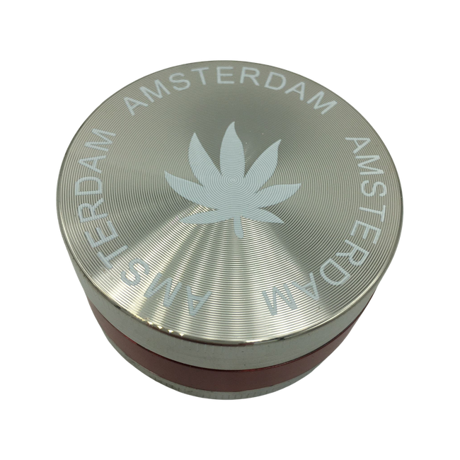 3-Part Metal Grinder - Amsterdam (HX523A)-Grinder-Blazed Wholesale