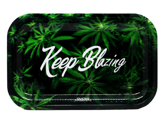 Smoke Arsenal Rolling Tray Medium - Keep Blazing