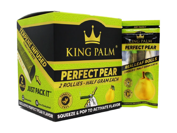 King Palm Terpene Infused Leaf Rolls (0.5gram) - Perfect Pear