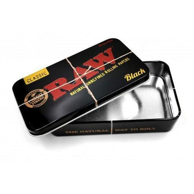 RAW Black Tobacco Tin-RAW-Blazed Wholesale