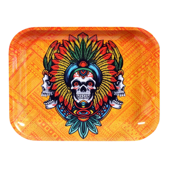Smoke Arsenal Rolling Tray Large - Tribal Kush-Smoke Arsenal-Blazed Wholesale