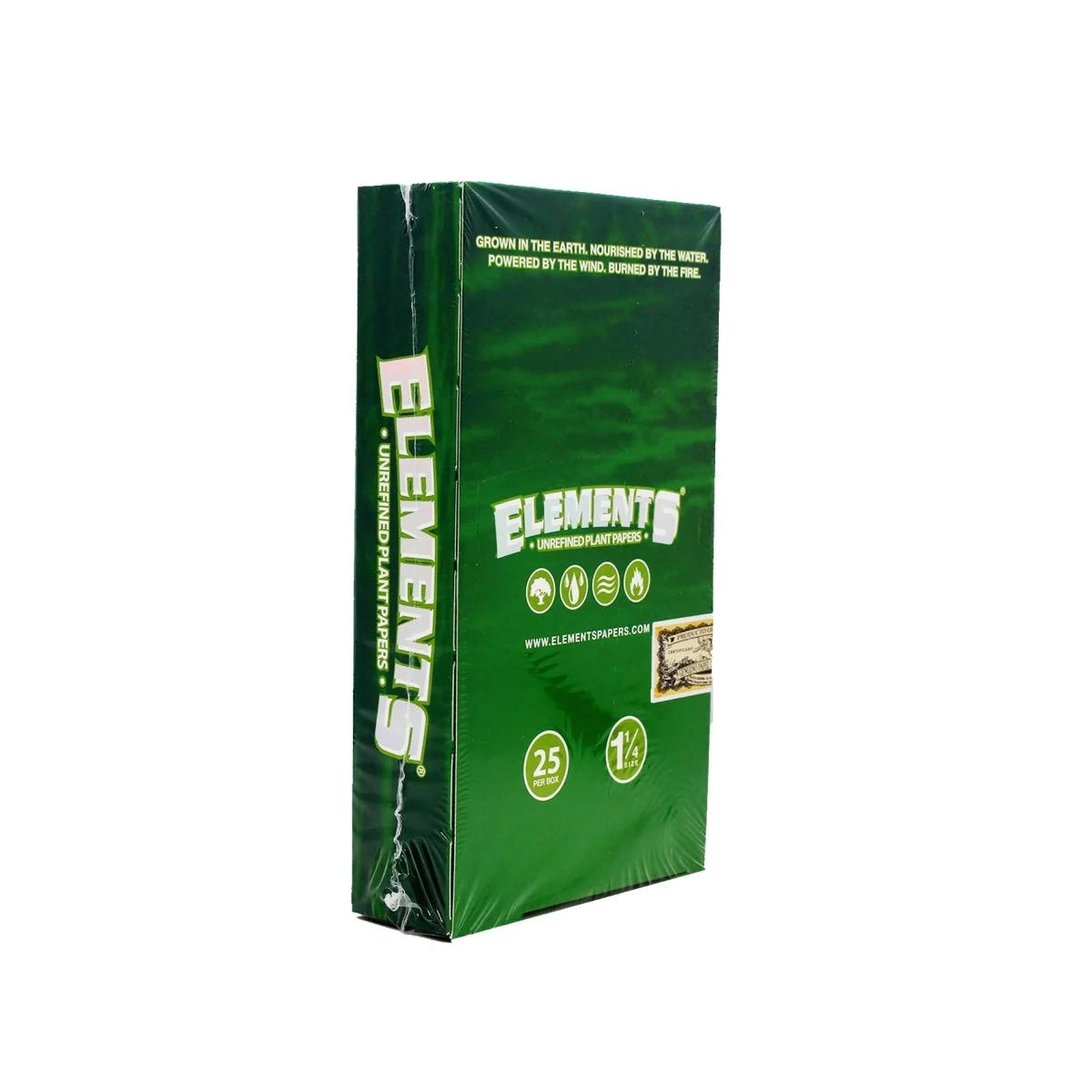 Elements Unrefined Plant 1¼ Rolling Papers-Elements-Blazed Wholesale
