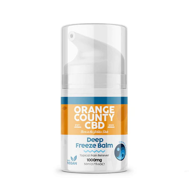 Orange County CBD Deep Freeze Balm 1000mg 50ml-Orange County CBD-Blazed Wholesale