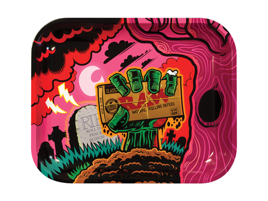 RAW 'Zombie' Rolling Tray (X Large 27.5 x 34)-RAW-Blazed Wholesale