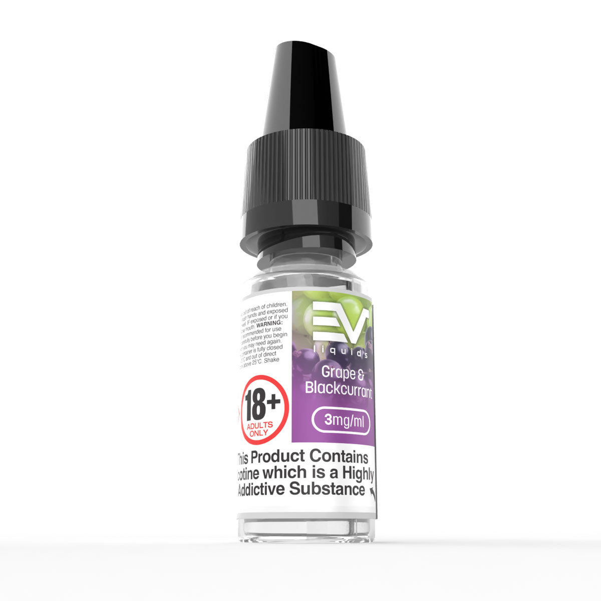 Ev 10Ml E Liquids 3Mg Grape & Blackcurrant 10Ml