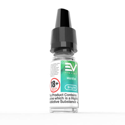 EV 10ml E-Liquids: Menthol - 18mg Freebase (10 Pack)