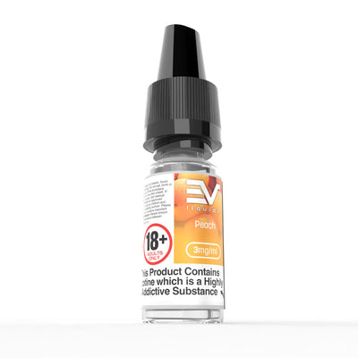 EV 10ml E-Liquids: Peach - 18mg Freebase (10 Pack)