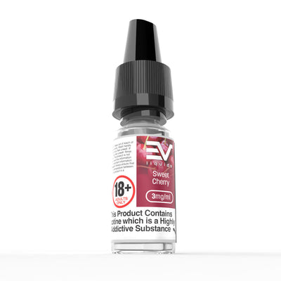 EV 10ml E-Liquids: Sweet Cherry - 3mg Freebase (10 Pack)