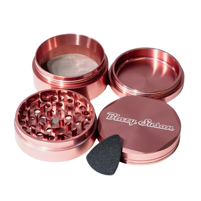 Blazy Susan 4 Piece 2.5" Grinder - Soft Pink