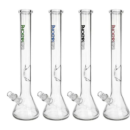 Phoenix Star: 17" Straight Glass Beaker Bong (PHX940)