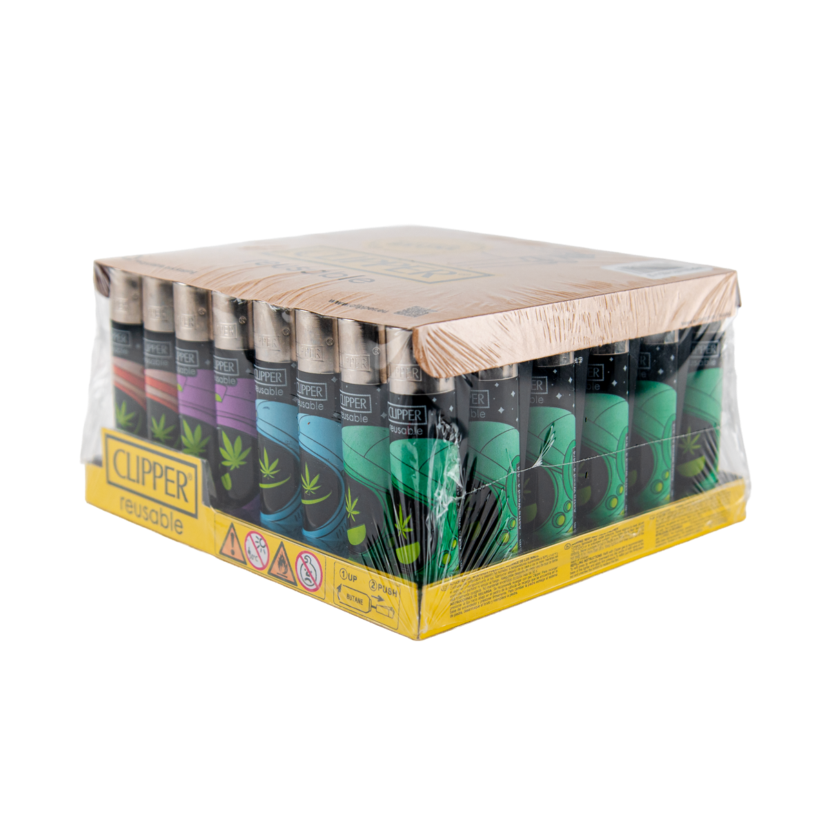 Clipper Astro Weed 4 LB Lighters (48 Pack)