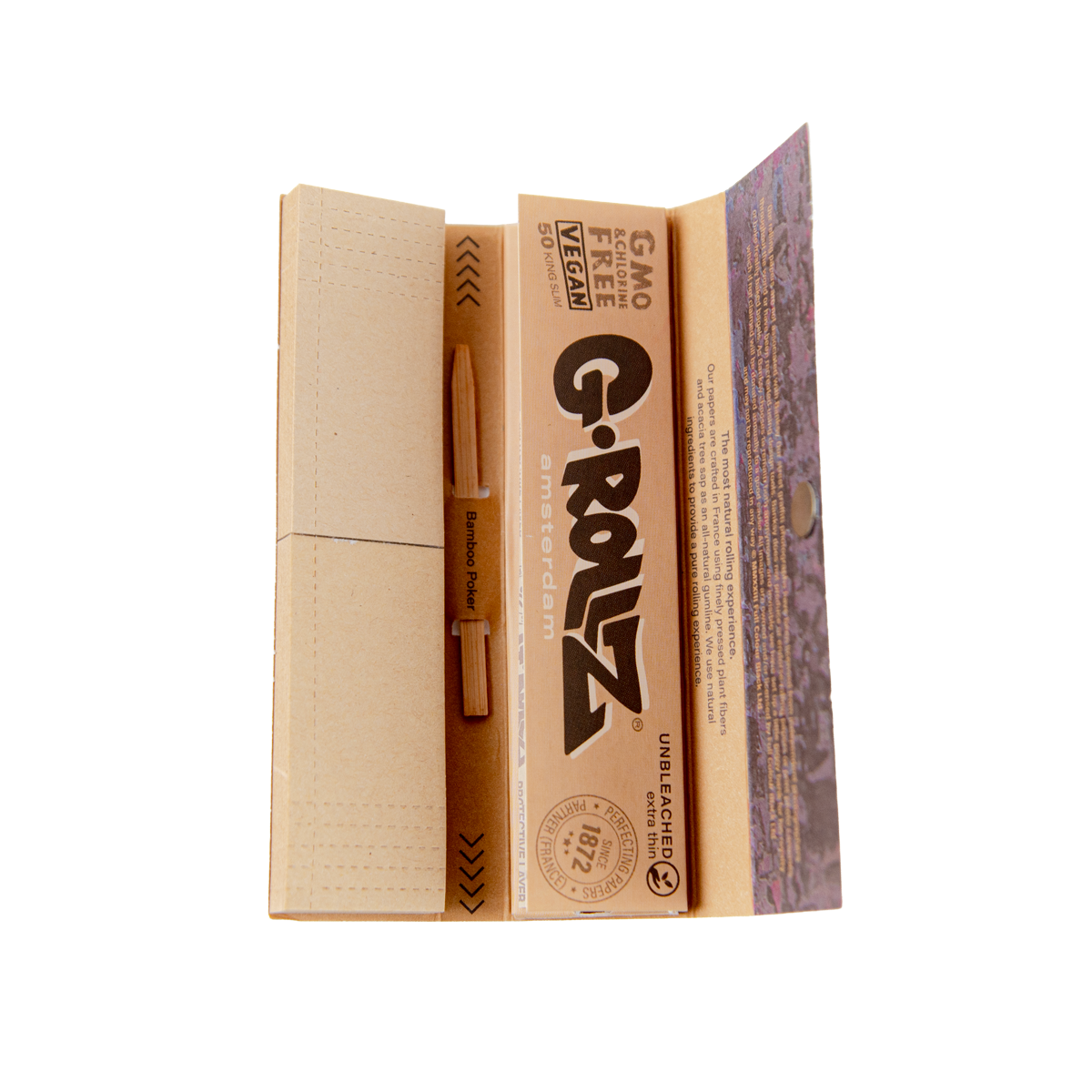 G-Rollz Banksy's Graffiti 'Rude Copper' Unbleached Kingsize Papers + Tips