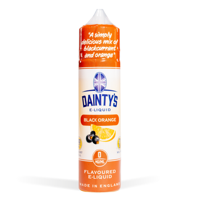Dainty's 50ml E-Liquid Shortfills - Black Orange