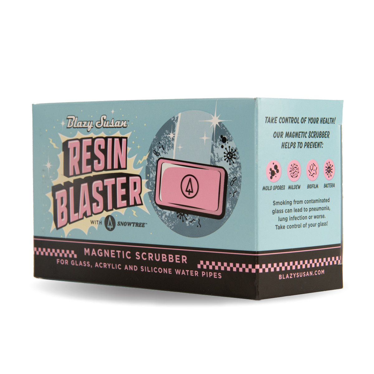 Blazy Susan Bong Cleaner: Resin Blaster - Pink (Single Piece)