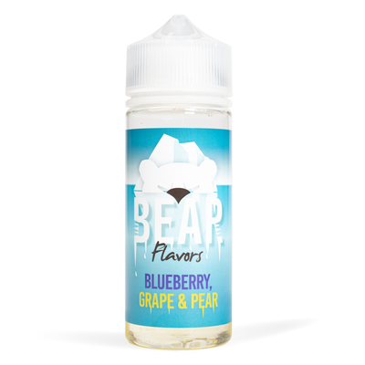 BEAR 100ml E-Liquid Shortfills - Blueberry, Grape & Pear