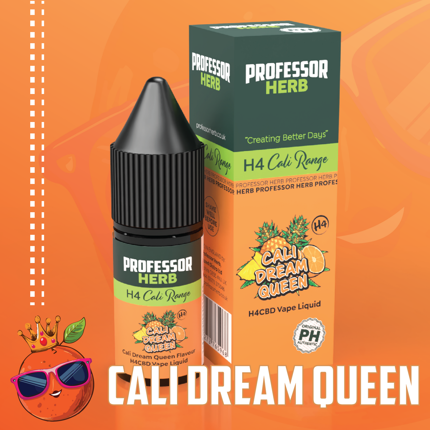 Professor Herb H4CBD Vape Liquid - 1700mg 10ML