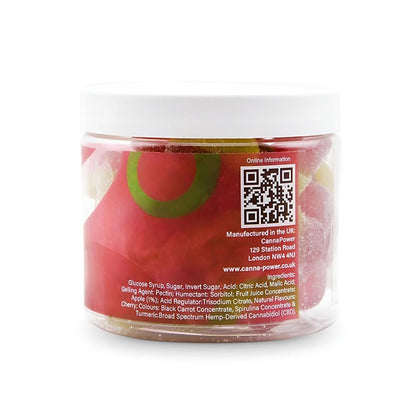 Cannapower CBD Infused Cherries - 400mg - 125g