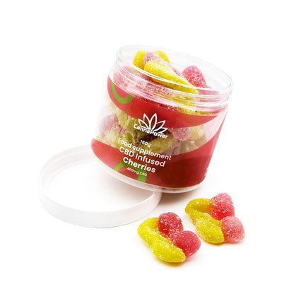 Cannapower CBD Infused Cherries - 400mg - 125g