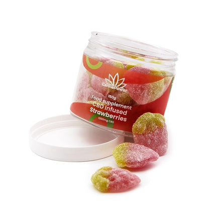 Cannapower CBD Infused Strawberries - 1200mg - 125g