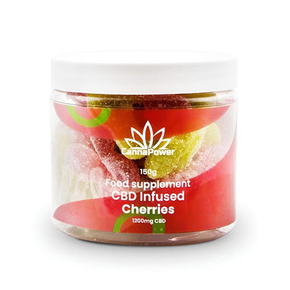 Cannapower CBD Infused Cherries - 400mg - 125g