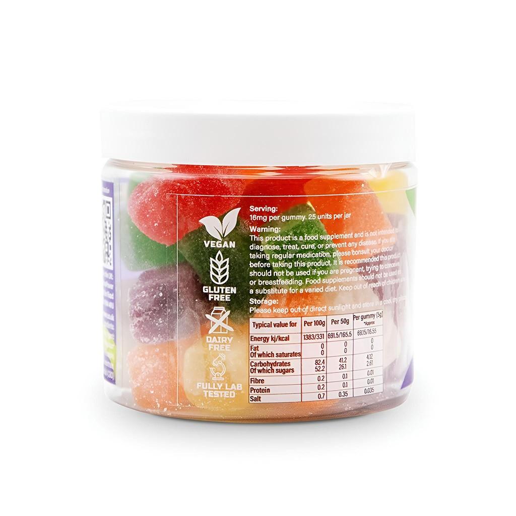 Cannapower CBD Infused Fruit Cubes - 1200mg - 125g