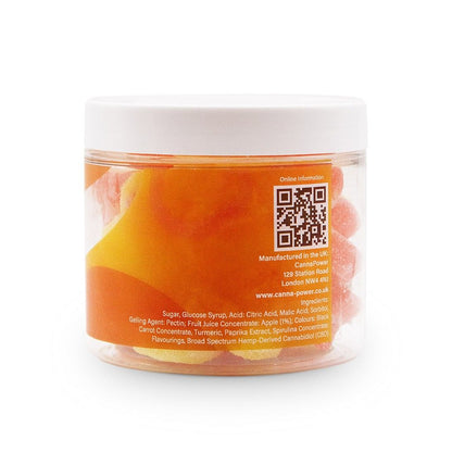 Cannapower CBD Infused Peach Rings - 1200mg - 125g