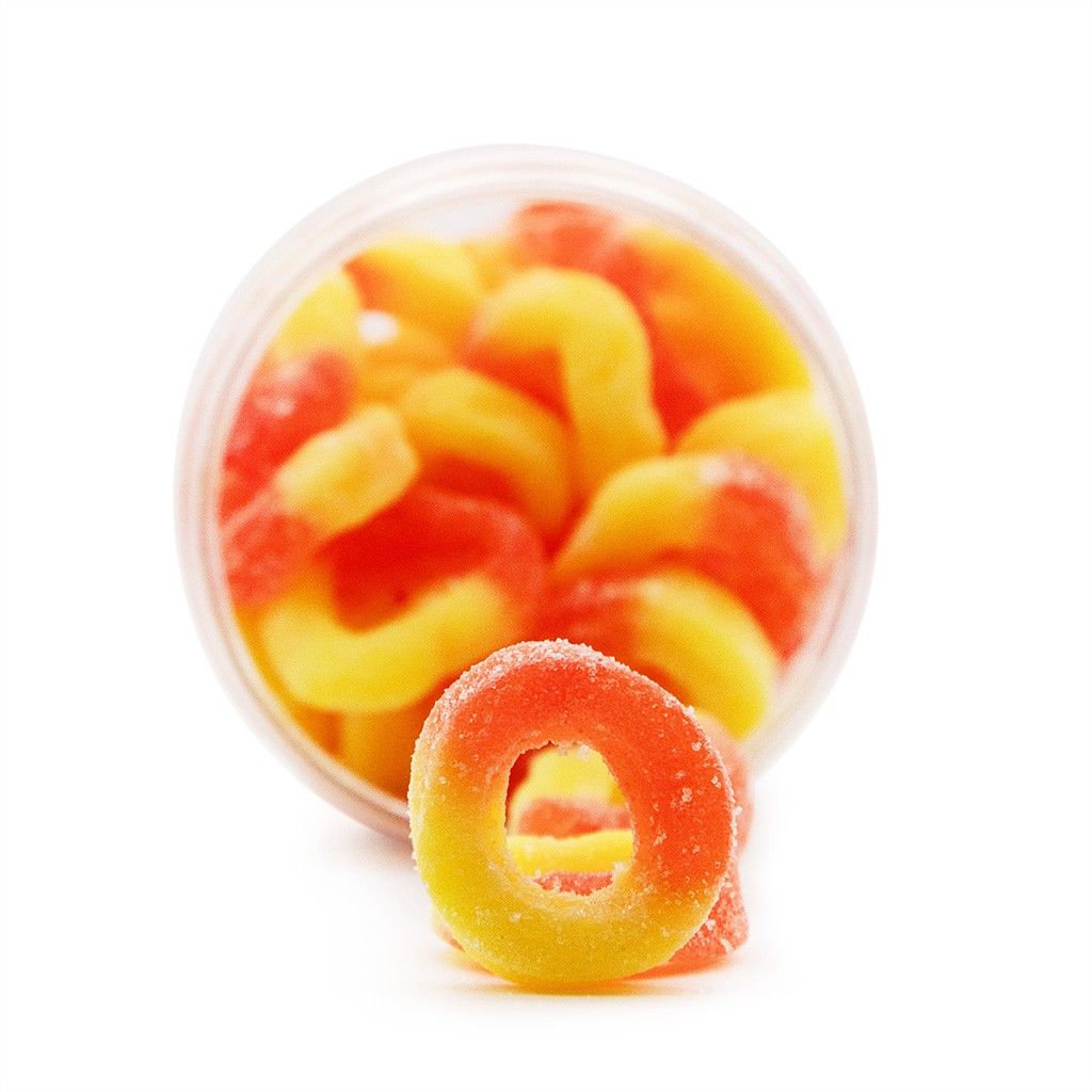 Cannapower CBD Infused Peach Rings - 1200mg - 125g