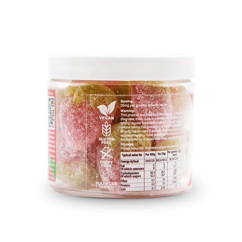 Cannapower CBD Infused Strawberries - 1200mg - 125g