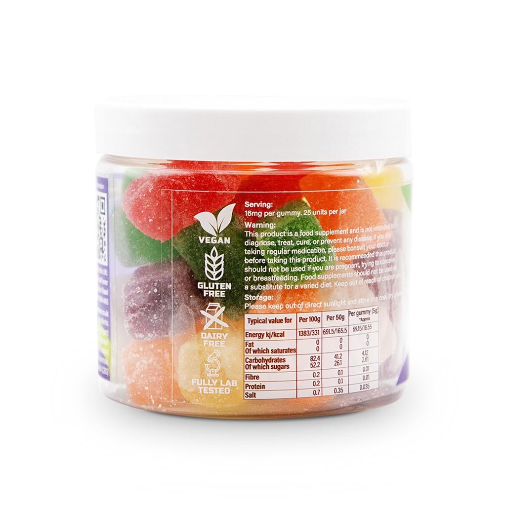 Cannapower CBD Infused Fruit Cubes - 1200mg - 125g