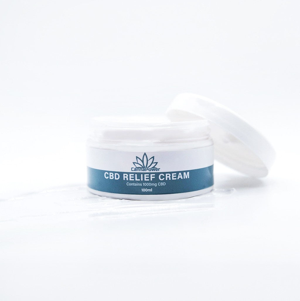 Cannapower CBD Relief Cream 1000mg - (100ml)